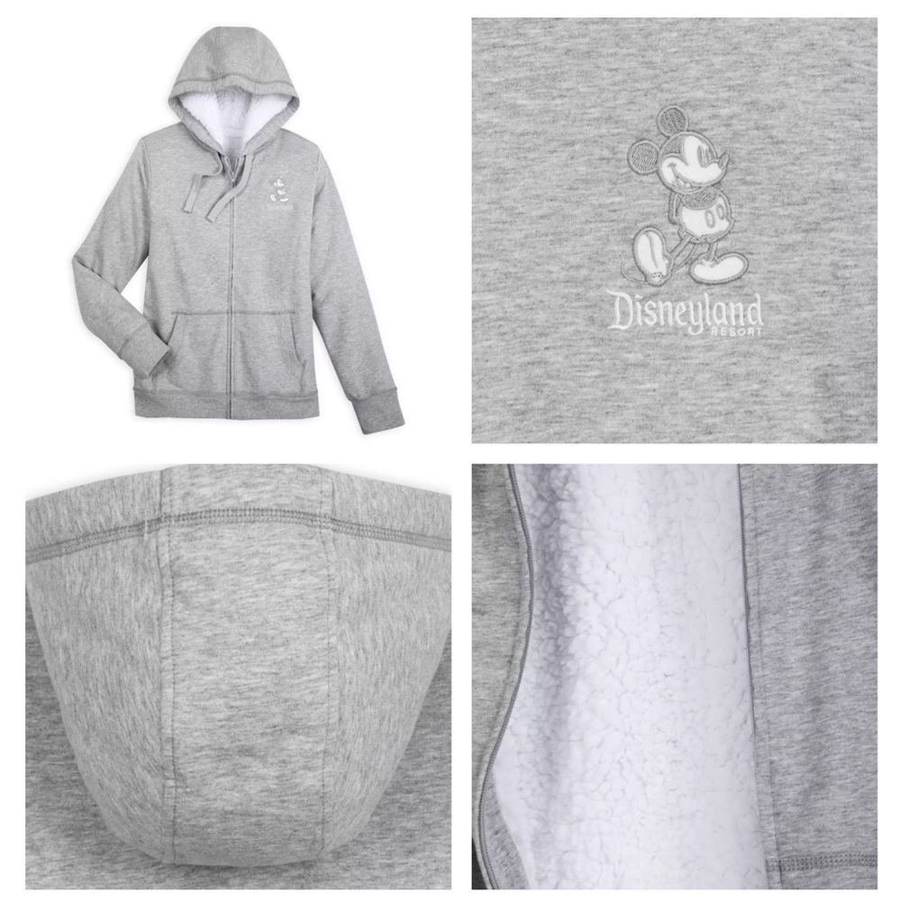 NWOT Mickey Mouse Fleece Lined Hoodie for Women – Disneyland